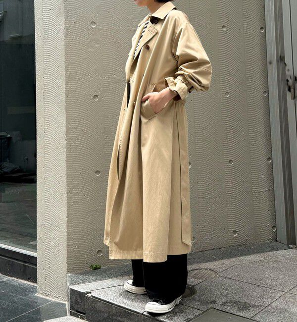 fredy emue「【発売のたび即完売】袖ボリュームトレンチコート」|トレンチコート|