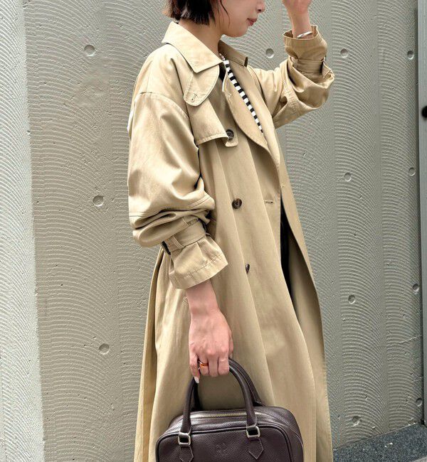 fredy emue「【発売のたび即完売】袖ボリュームトレンチコート」|トレンチコート|