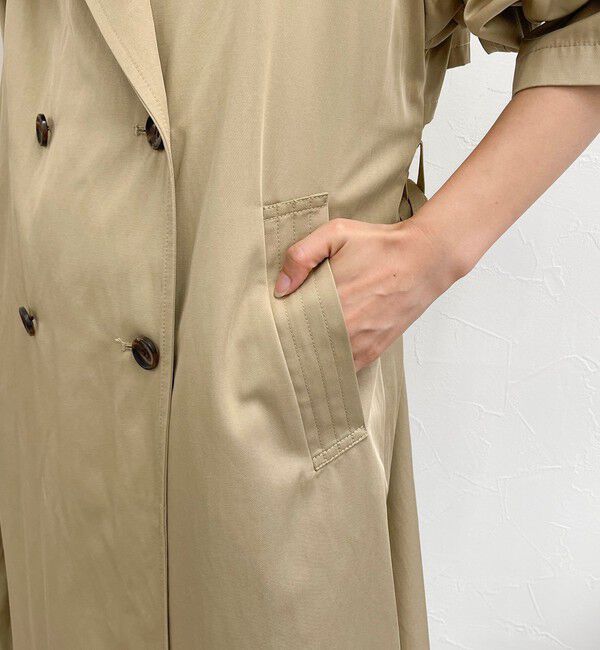 fredy emue「【発売のたび即完売】袖ボリュームトレンチコート」|トレンチコート|