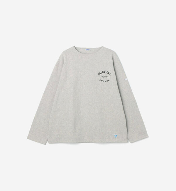 ORCIVAL「ORCIVAL | コットンロード クルーネック ロゴプリントバスクシャツ MEN」|Tシャツ・カットソー|