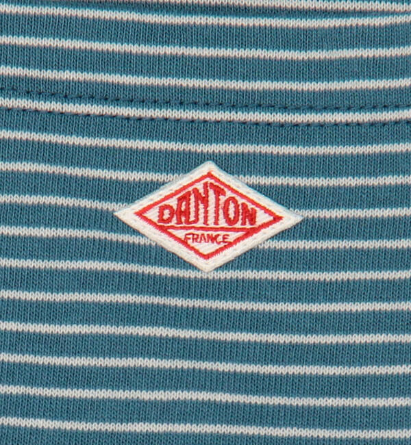 DANTON「DANTON | マルチボーダー ポケットクルーネックTシャツ MEN」|Tシャツ・カットソー|
