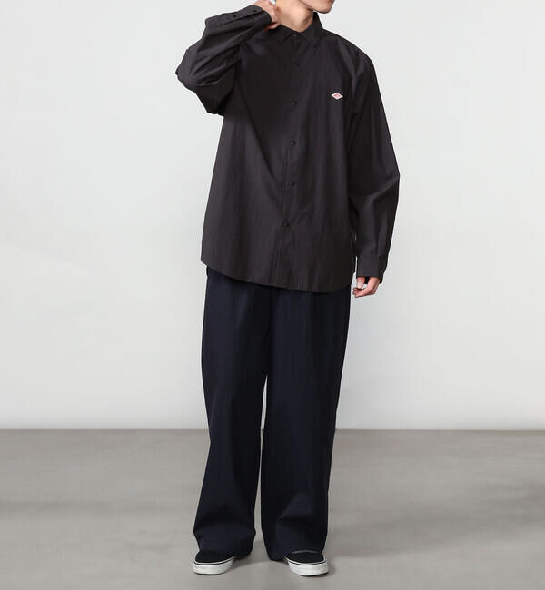 DANTON「DANTON | タイプライター レギュラーカラー長袖シャツ MEN」|シャツ・ブラウス|
