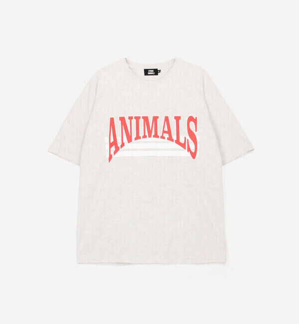  「STUDIO WEAREALLANIMALS | Curved Arch Logo 半袖Tシャツ MEN」|Tシャツ・カットソー|