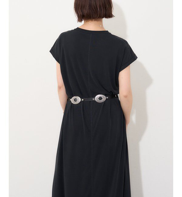 「《リラックス感のある着心地/手洗い可》フィブリルカットワンピース」|ワンピース|