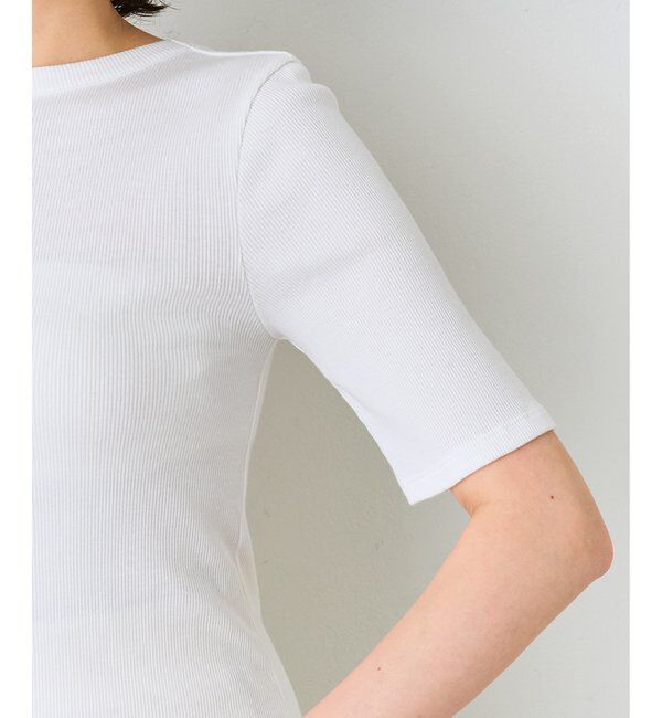  「半袖バックシャンカットソー」|Tシャツ・カットソー|