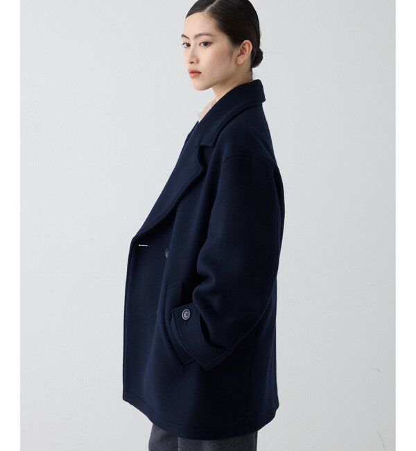 THE PAUSE「【THE PAUSE】二重織ビーバーPコート〈WEB限定カラーあり〉」|ピーコート|