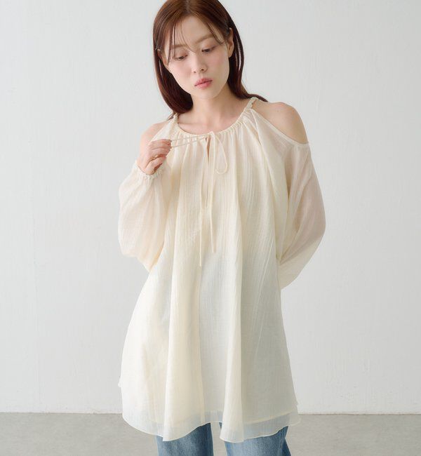  「【S.Lサイズ展開】カットアウトブラウス」|シャツ・ブラウス|