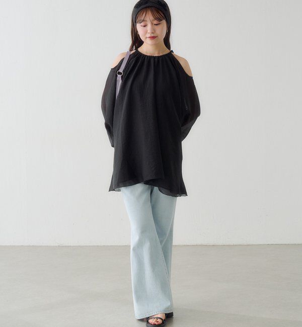  「【S.Lサイズ展開】カットアウトブラウス」|シャツ・ブラウス|