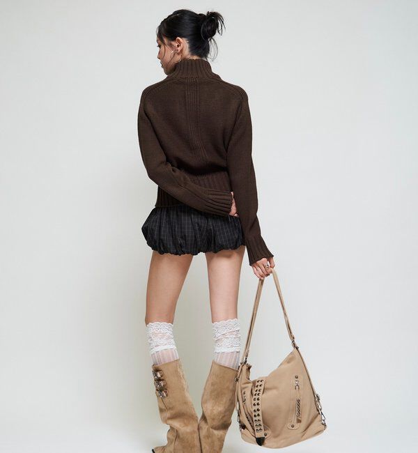  「【26AW LOOK掲載品番】ヘリテージWボタンニット」|ニット・セーター|
