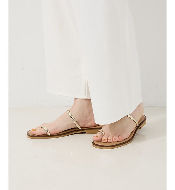 collex「【NICOLAS LAINAS/ニコラスライナス】フラットサンダル」|サンダル|