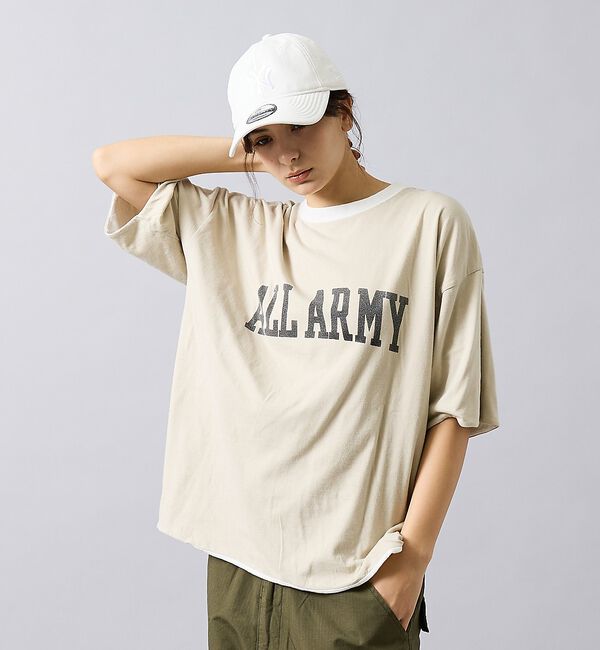 ABAHOUSE「【REMI RELIEF / レミ レリーフ】 Reversible T-shi」|Tシャツ・カットソー|