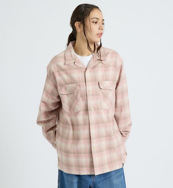 ABAHOUSE「【PENDLETON / ペンドルトン】BOARD SHIRT /ボードシャツ/」|シャツ・ブラウス|ピンク系その他1