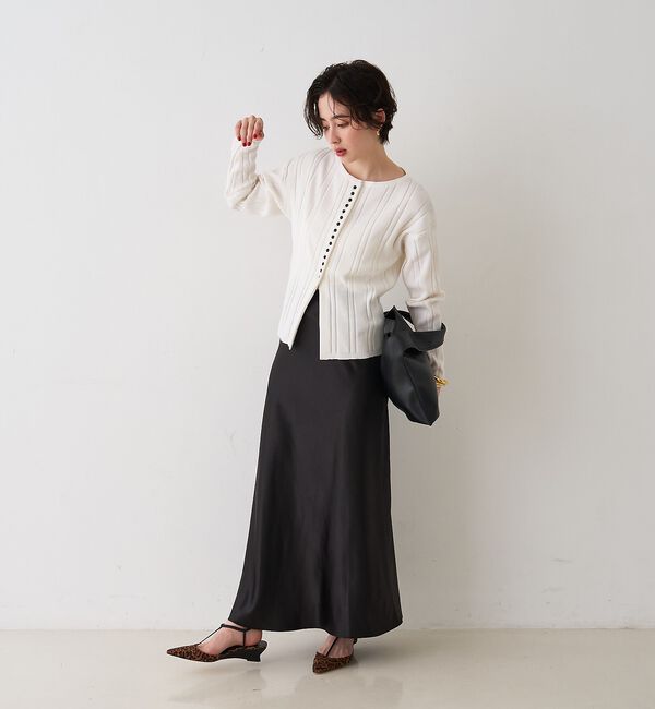 Rouge vif「【CHIMERE/シメール】レザーワイドワンハンドル」|ハンドバッグ|