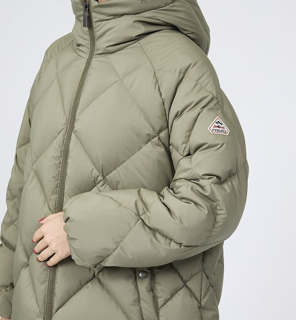 Rouge vif「【PYRENEX/ピレネックス】ADELE PARKA/アデイルパーカー/HWA」|ダウン|