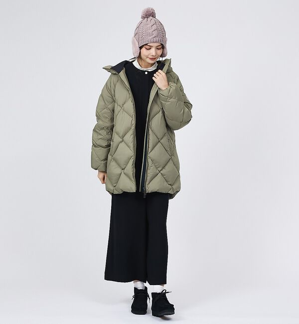 Rouge vif「【PYRENEX/ピレネックス】ADELE PARKA/アデイルパーカー/HWA」|ダウン|