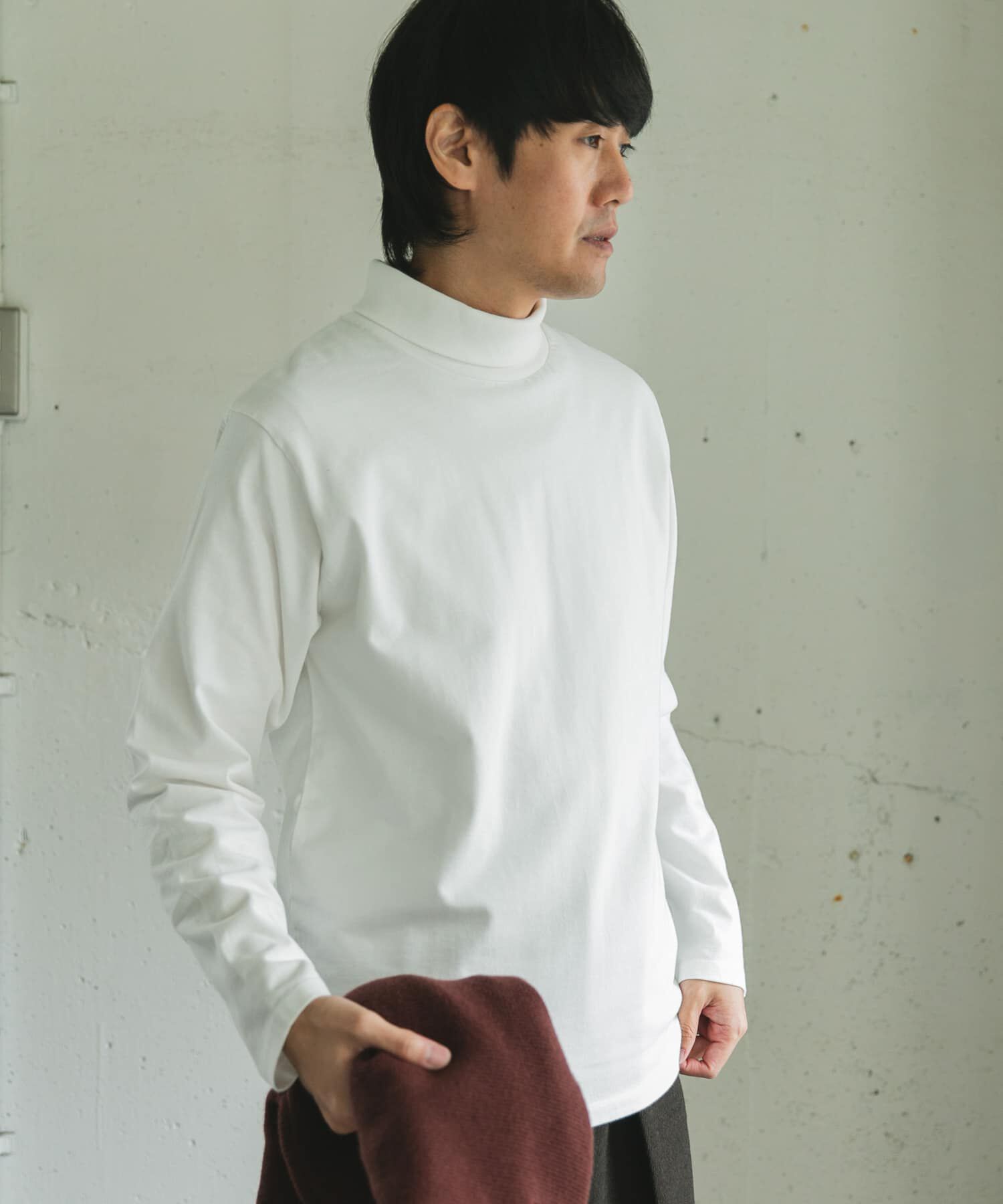 URBAN RESEARCH DOORS「Grow Organic タートルネックTシャツ」|Tシャツ・カットソー|
