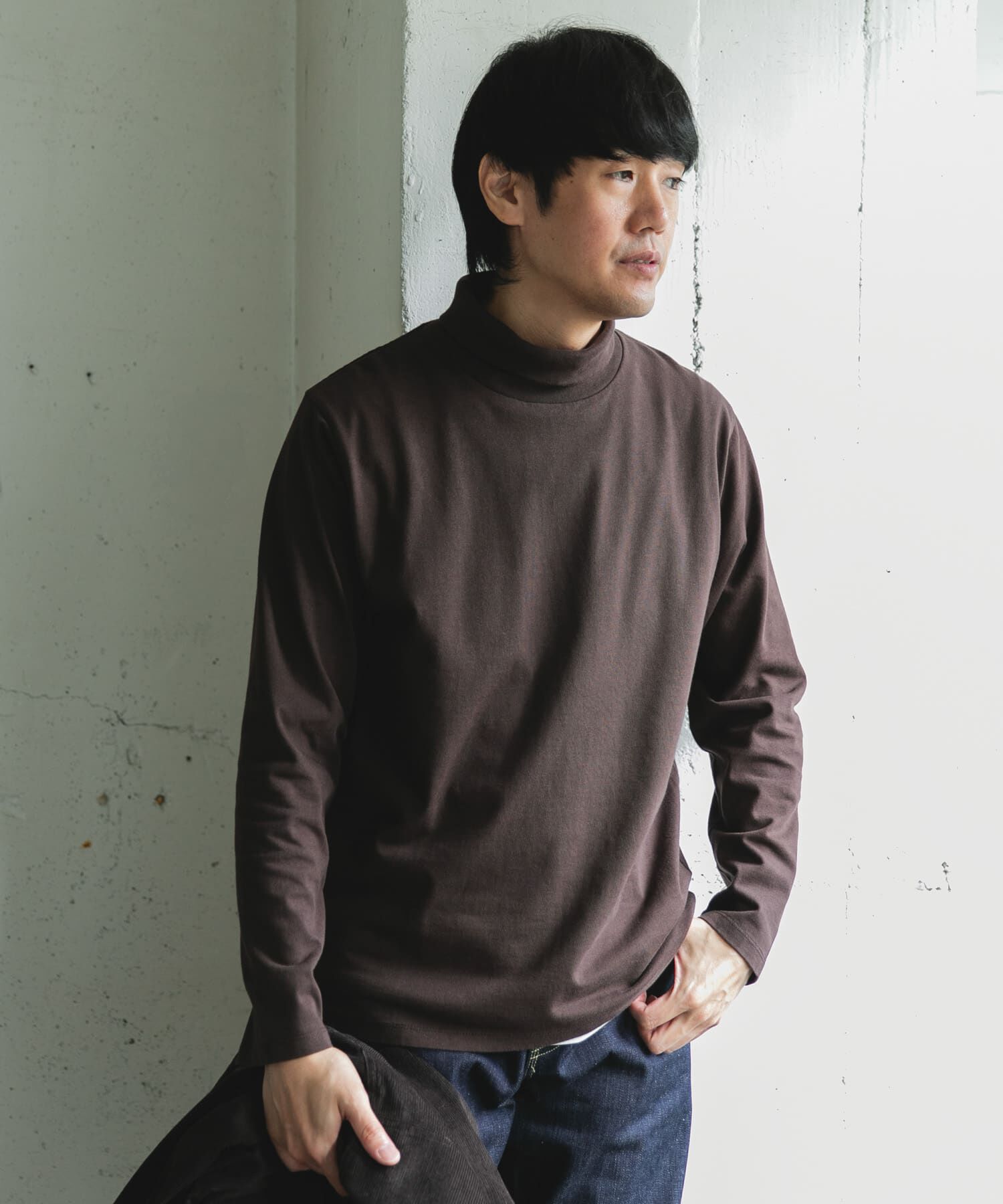 URBAN RESEARCH DOORS「Grow Organic タートルネックTシャツ」|Tシャツ・カットソー|