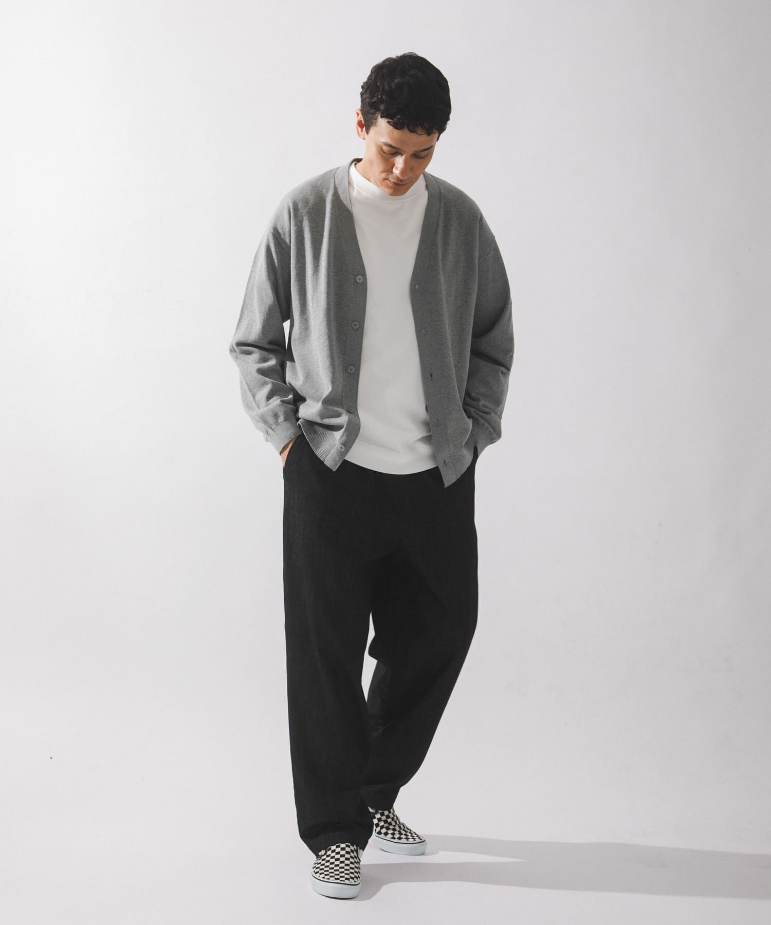 Sonny Label 「強撚コットンニットカーディガン」|カーディガン|