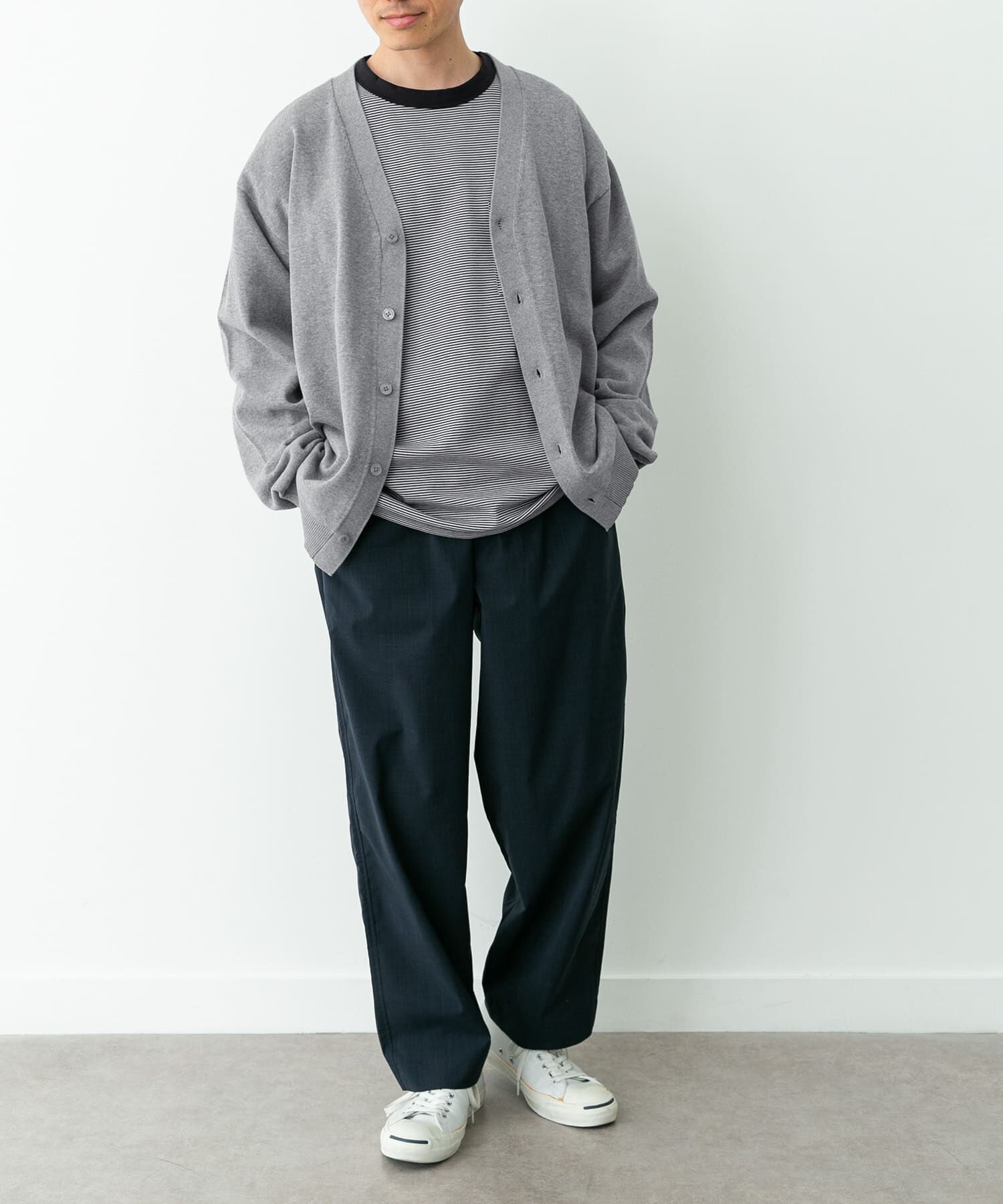 Sonny Label 「強撚コットンニットカーディガン」|カーディガン|