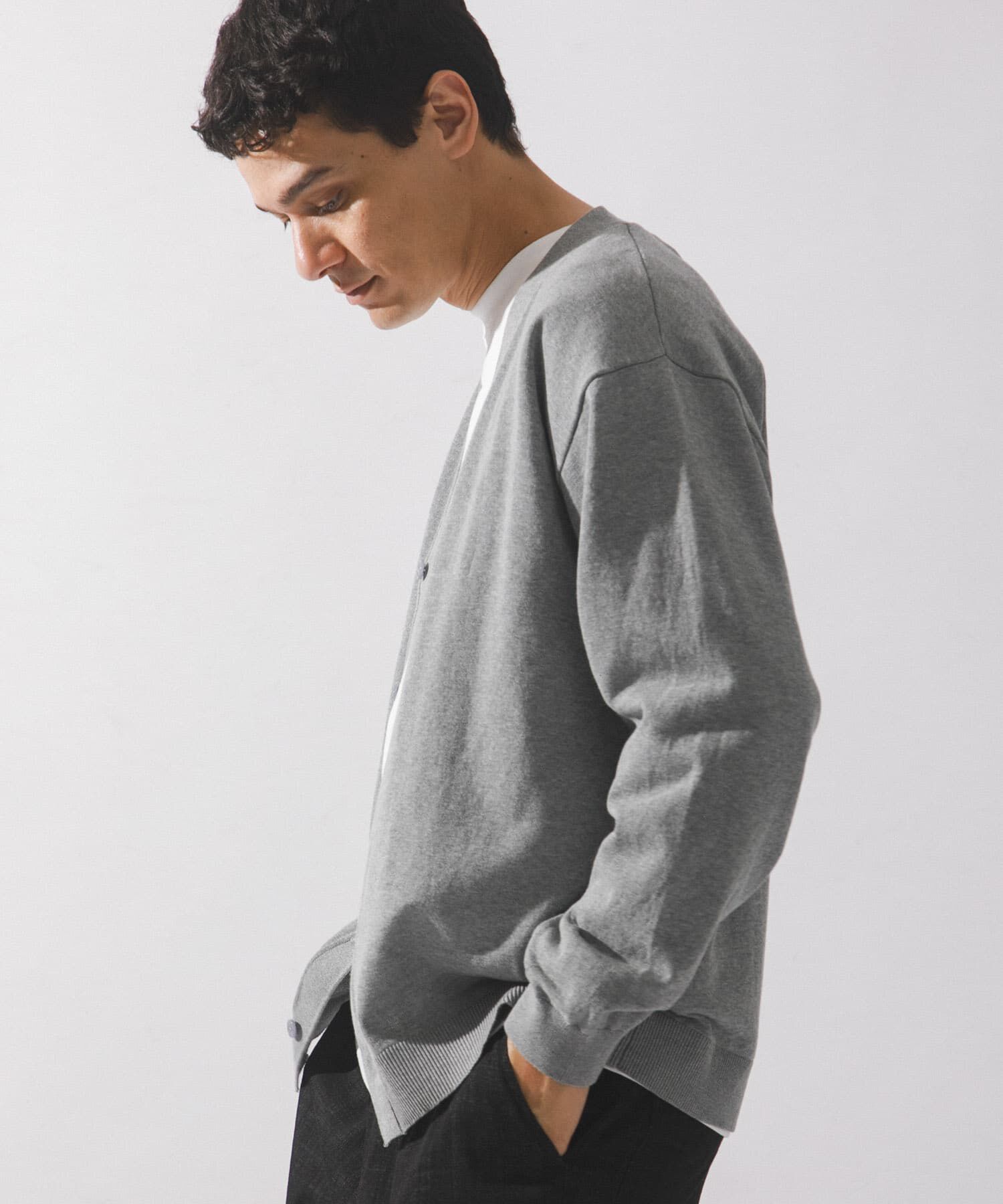 Sonny Label 「強撚コットンニットカーディガン」|カーディガン|