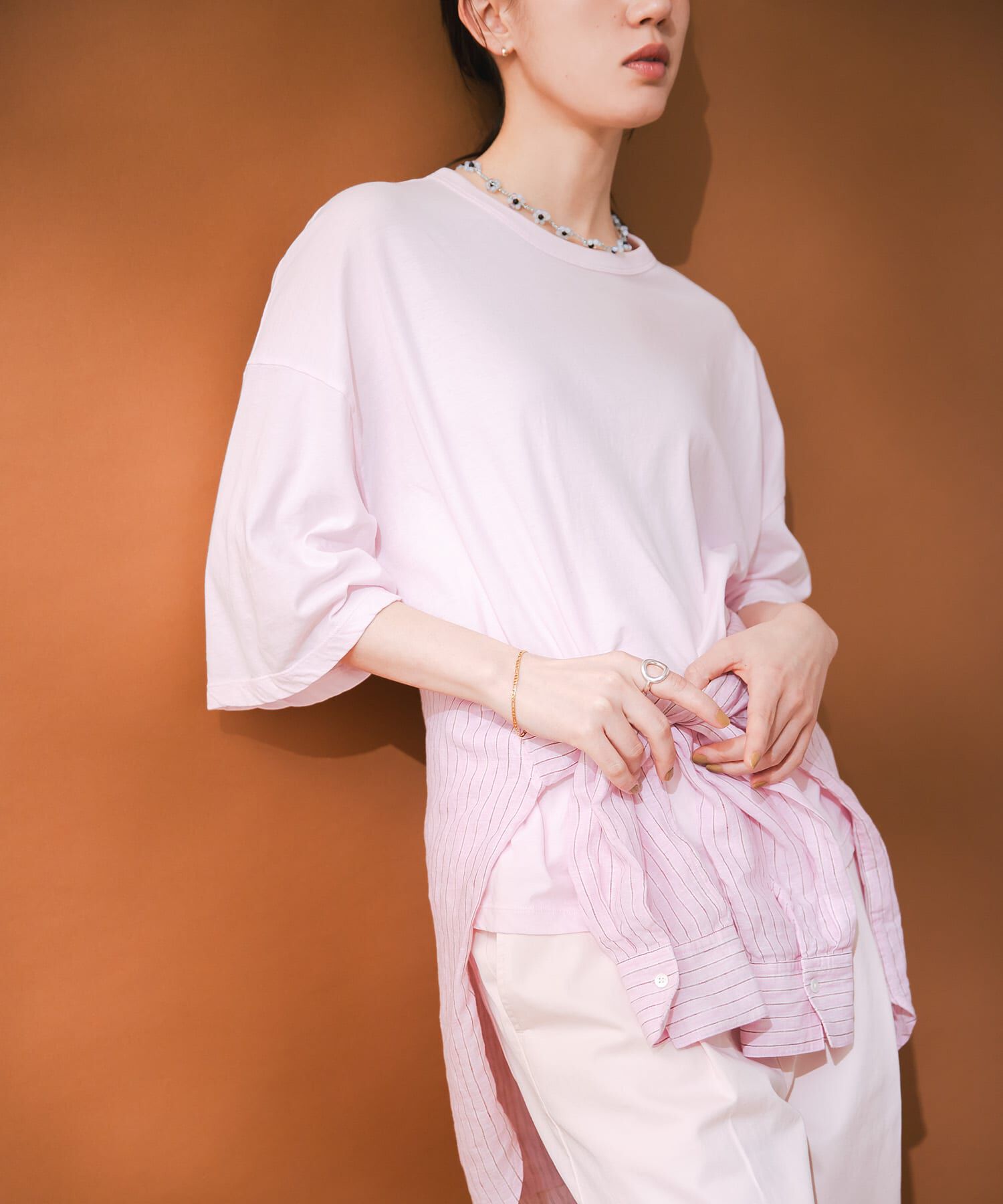 URBAN RESEARCH「『別注』ATON&times;URBAN RESEARCH　WIDE SLEEVE T-SHIRTS」|Tシャツ・カットソー|