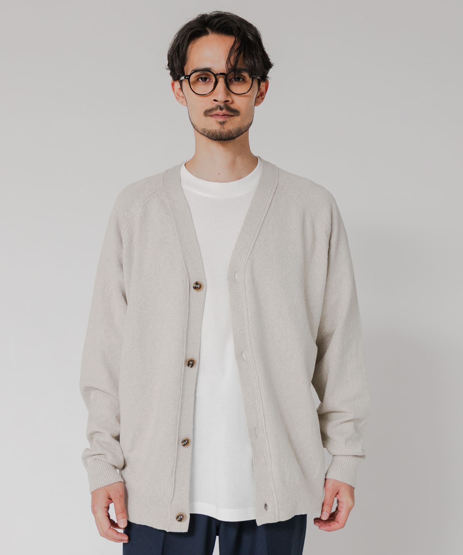 URBAN RESEARCH「SILK NOIL CARDIGAN」|カーディガン|