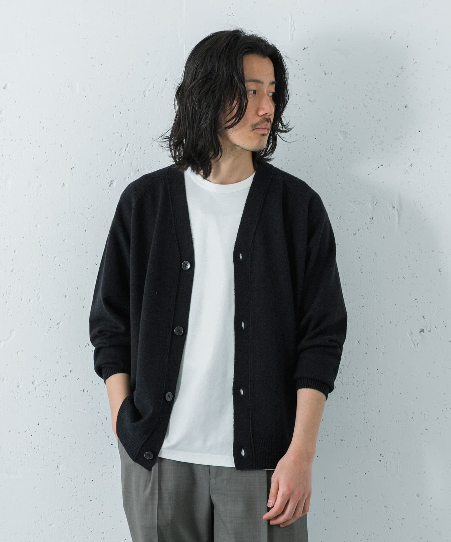 URBAN RESEARCH「SILK NOIL CARDIGAN」|カーディガン|