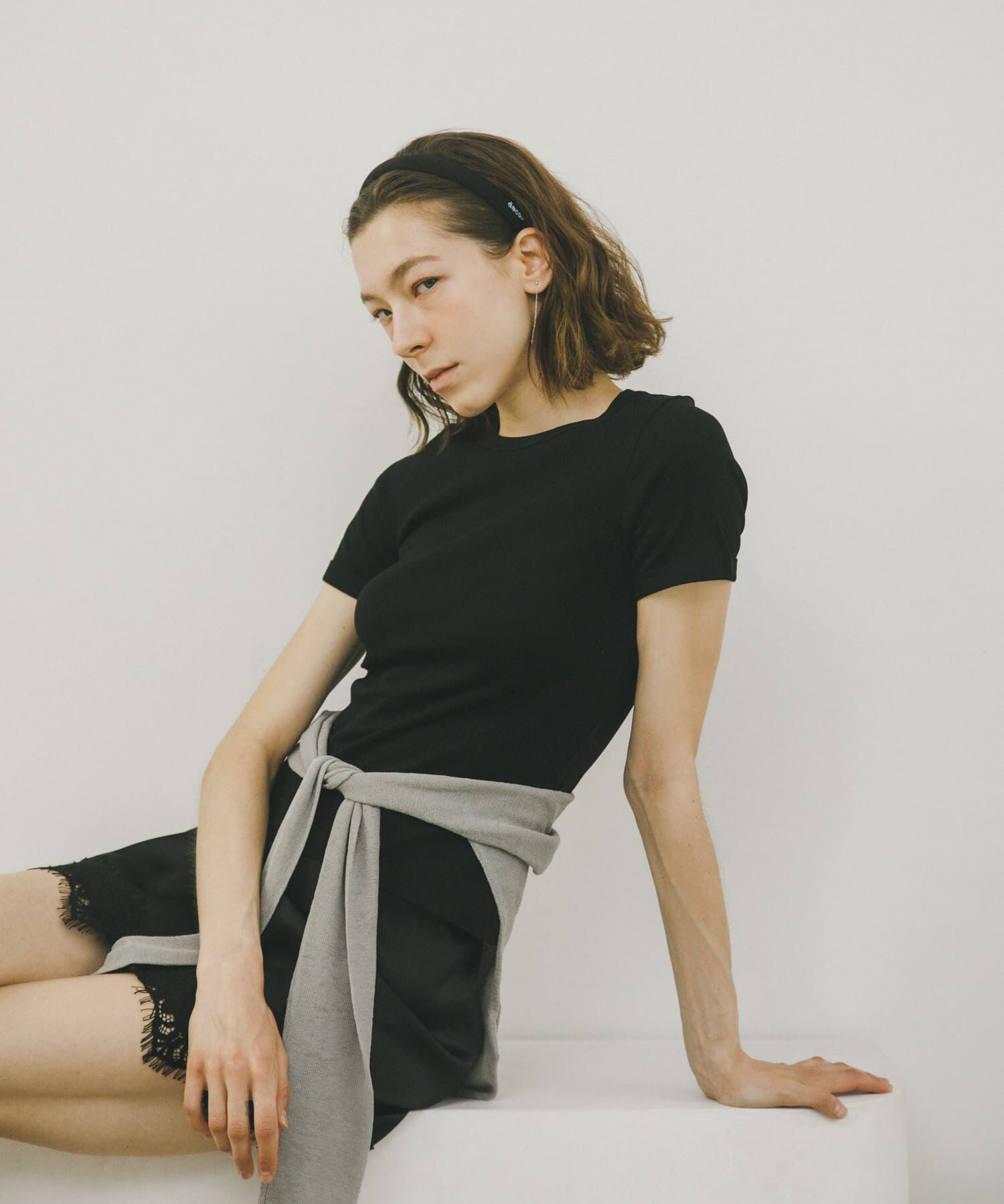 URBAN RESEARCH「decor『デコール』　SATIN HEADBAND」|カチューシャ|