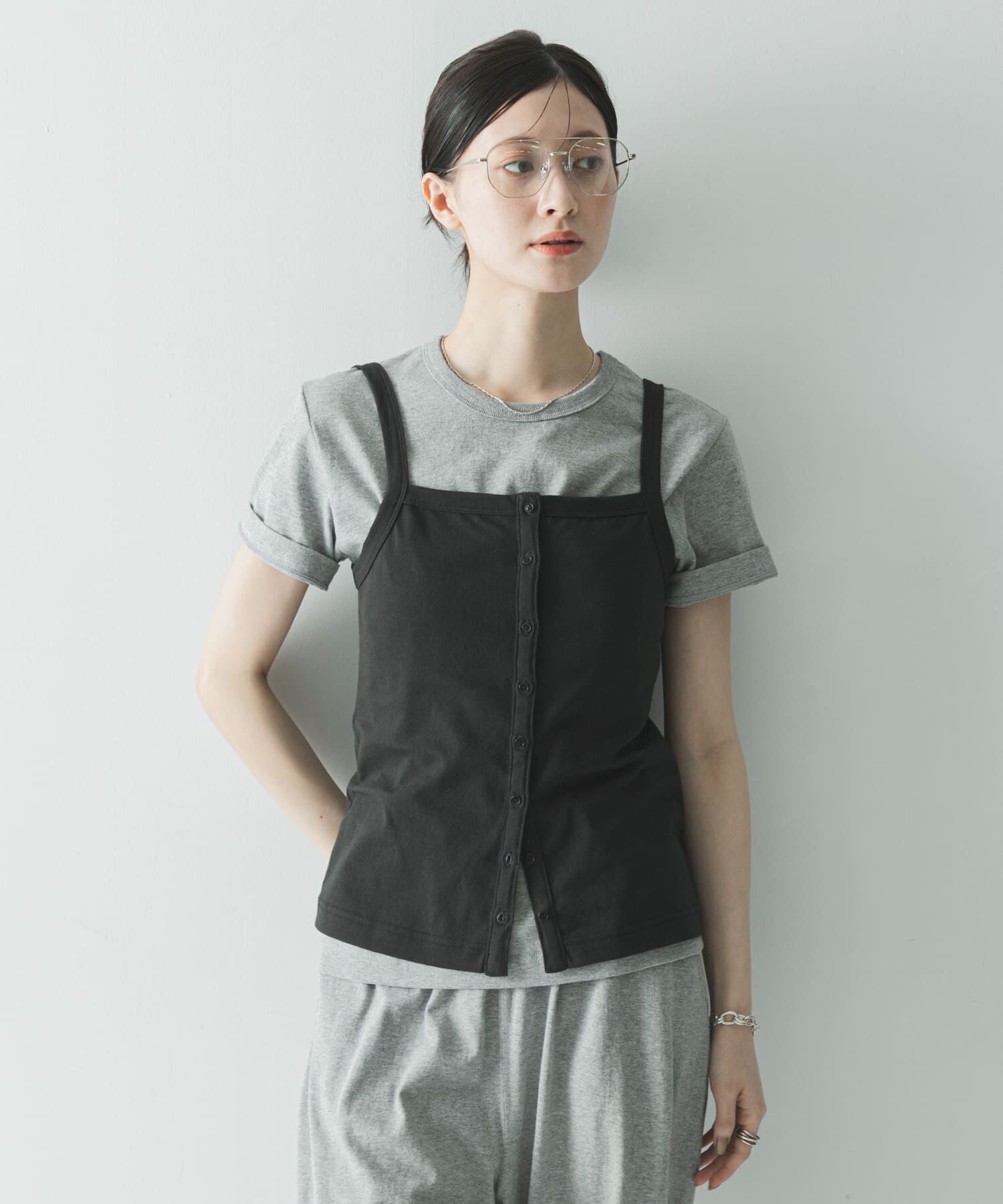 URBAN RESEARCH「『別注』onit&times;URBAN RESEARCH　キャミソールトップス」|キャミソール|