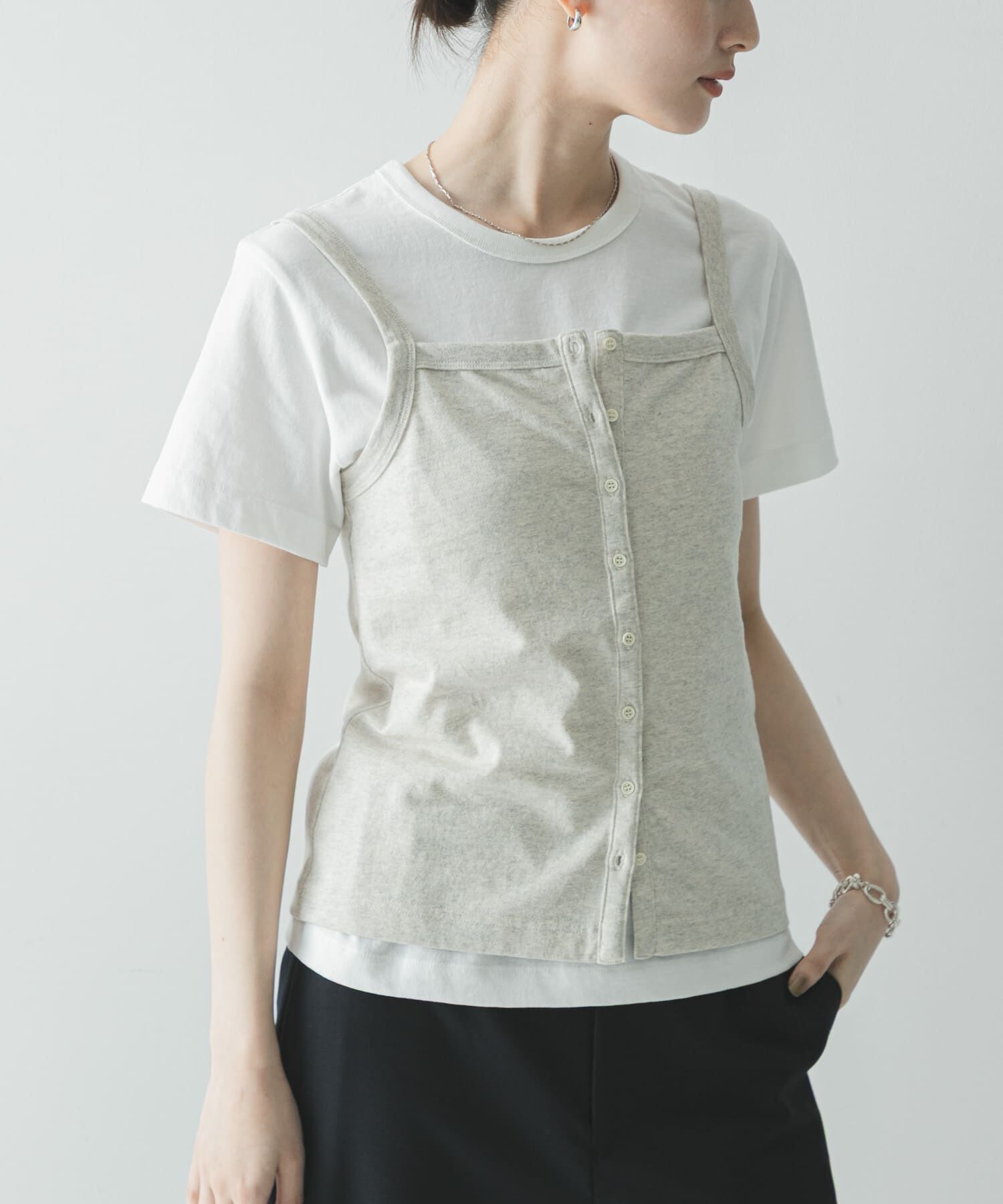 URBAN RESEARCH「『別注』onit&times;URBAN RESEARCH　キャミソールトップス」|キャミソール|