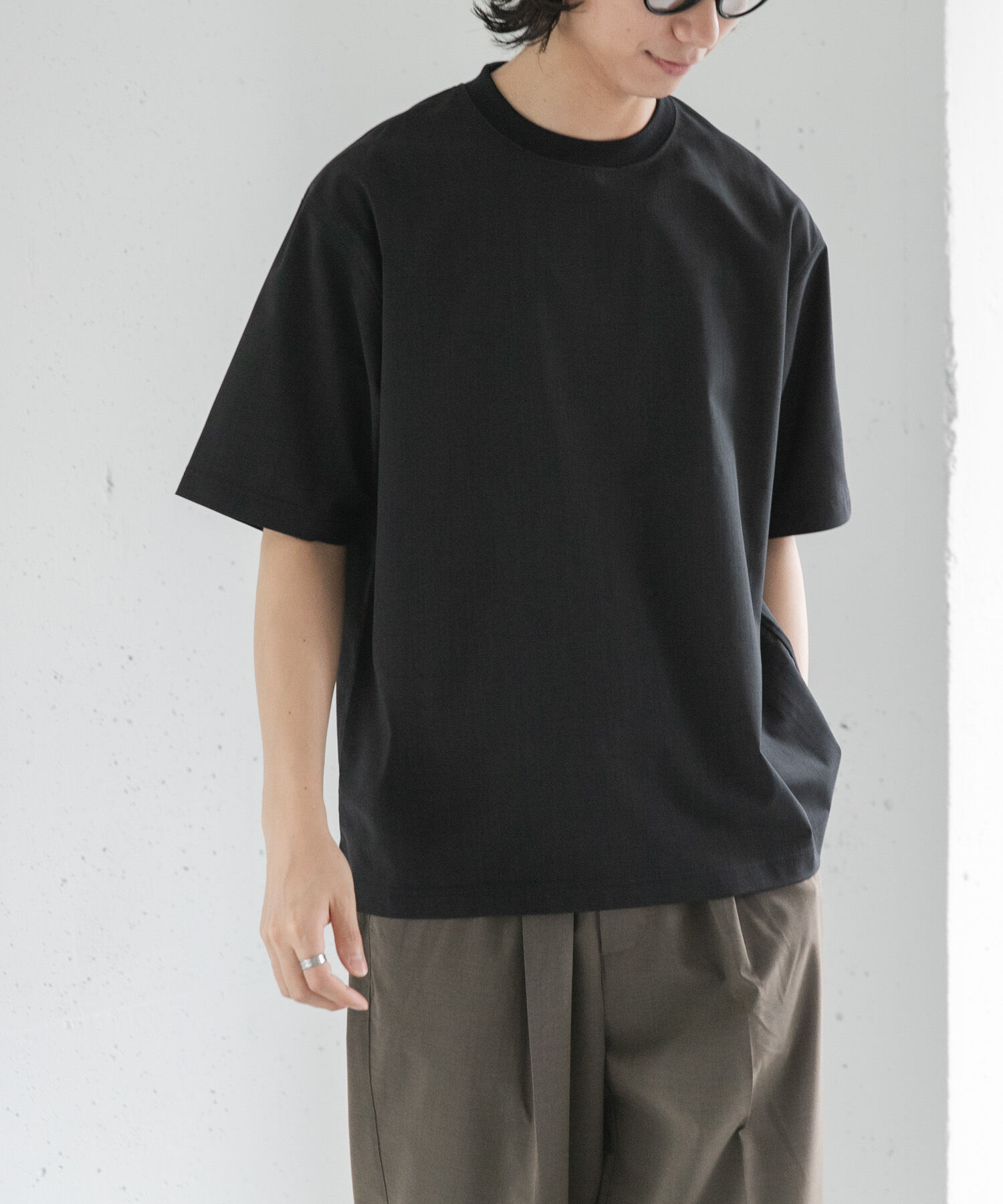 URBAN RESEARCH DOORS「FORK&SPOON　TEC LINEN T-SHIRTS」|Tシャツ・カットソー|