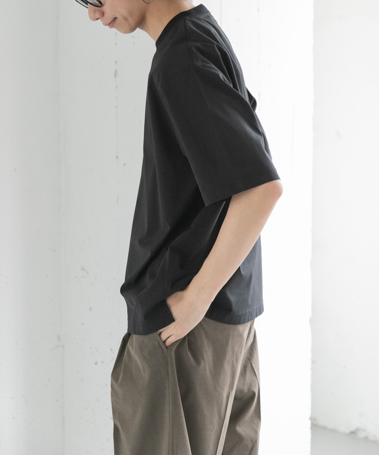 URBAN RESEARCH DOORS「FORK&SPOON　TEC LINEN T-SHIRTS」|Tシャツ・カットソー|