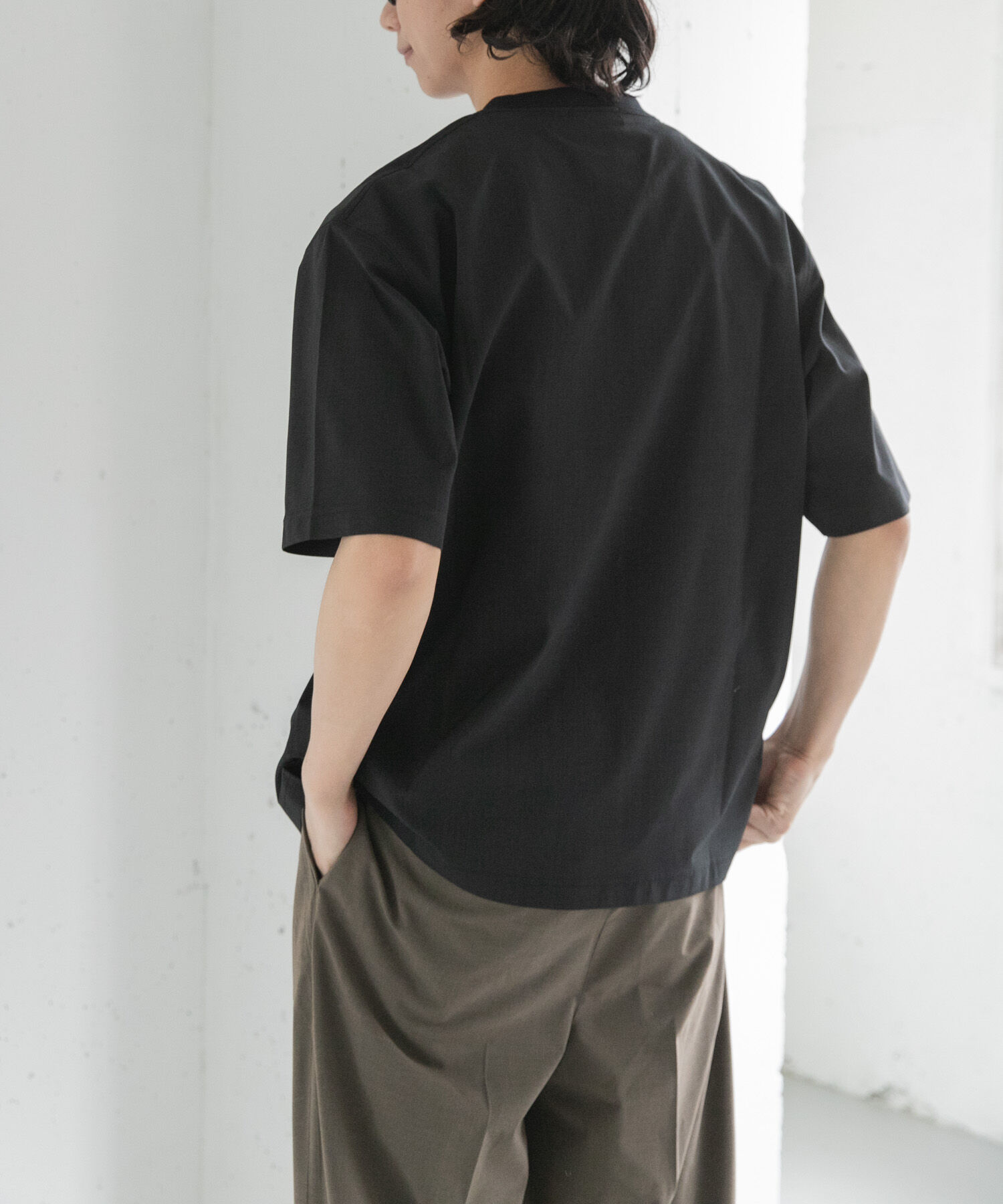 URBAN RESEARCH DOORS「FORK&SPOON　TEC LINEN T-SHIRTS」|Tシャツ・カットソー|