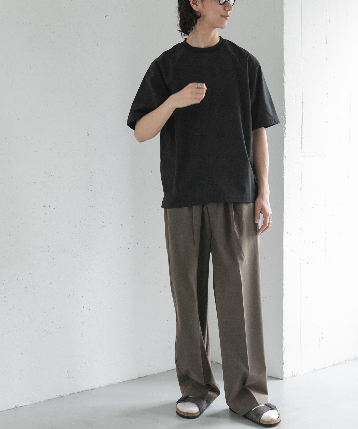 URBAN RESEARCH DOORS「FORK&SPOON　TEC LINEN T-SHIRTS」|Tシャツ・カットソー|