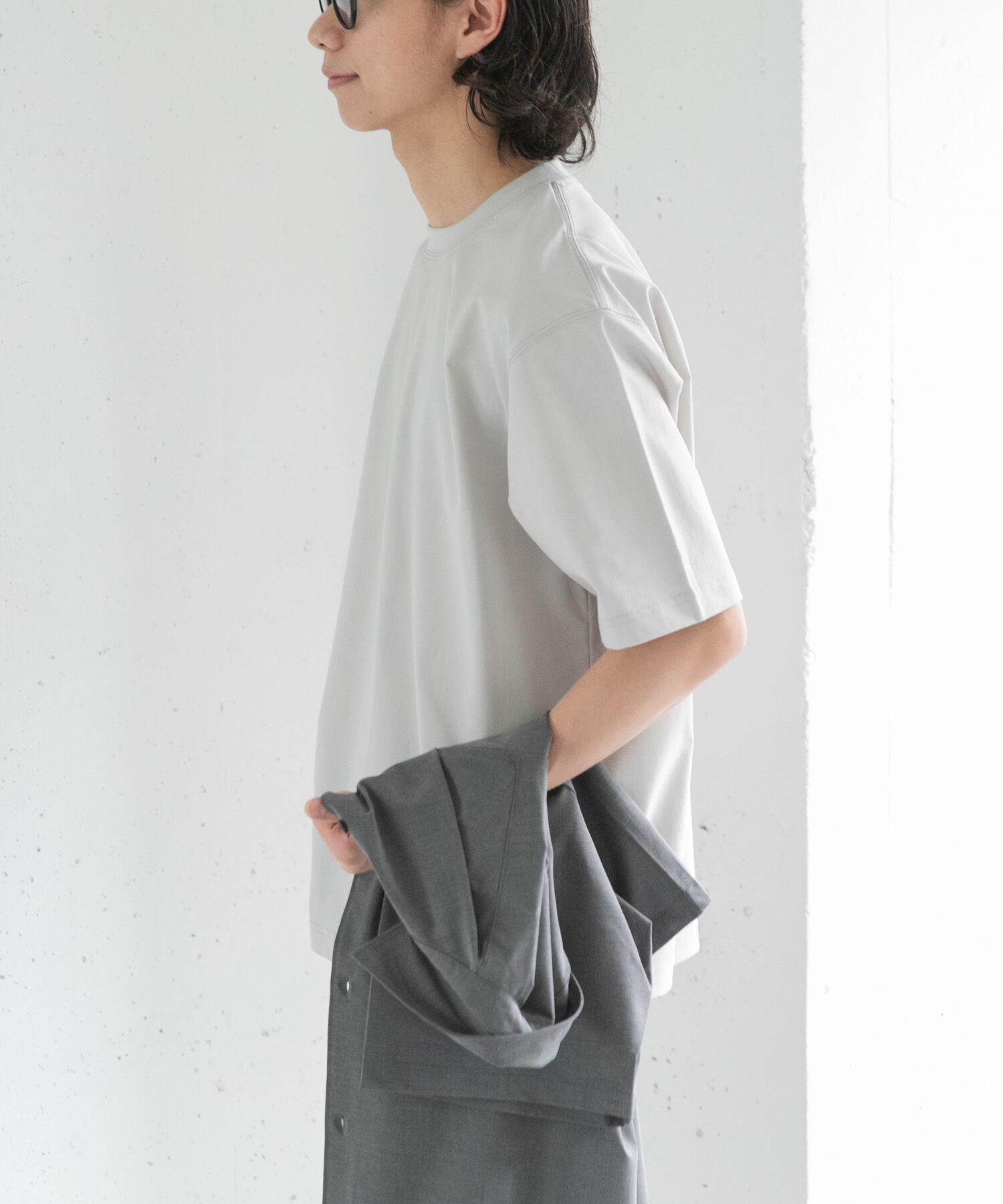 URBAN RESEARCH DOORS「FORK&SPOON　TEC LINEN T-SHIRTS」|Tシャツ・カットソー|