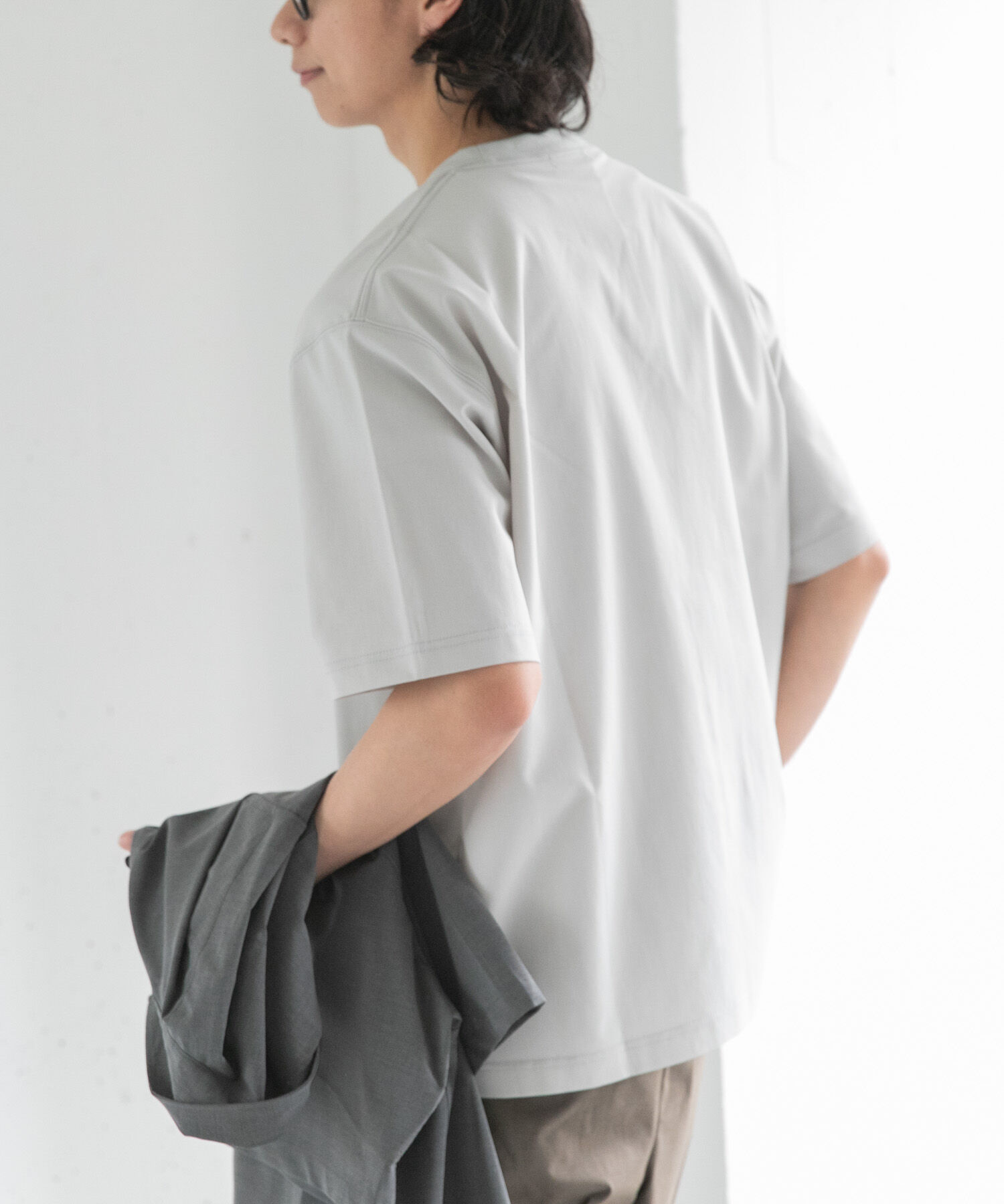 URBAN RESEARCH DOORS「FORK&SPOON　TEC LINEN T-SHIRTS」|Tシャツ・カットソー|
