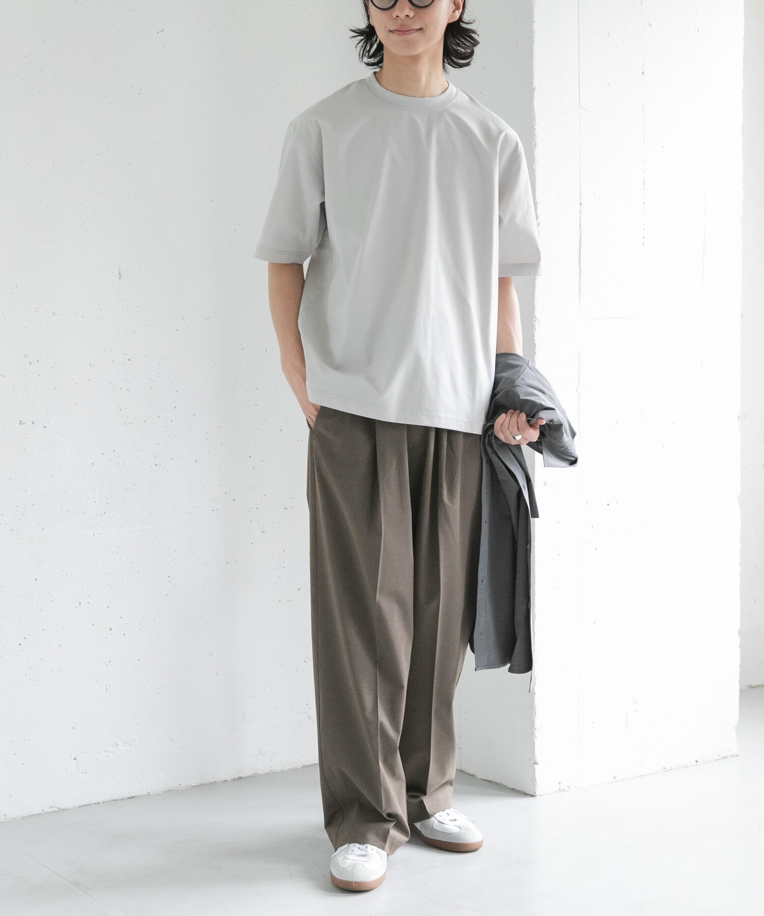 URBAN RESEARCH DOORS「FORK&SPOON　TEC LINEN T-SHIRTS」|Tシャツ・カットソー|