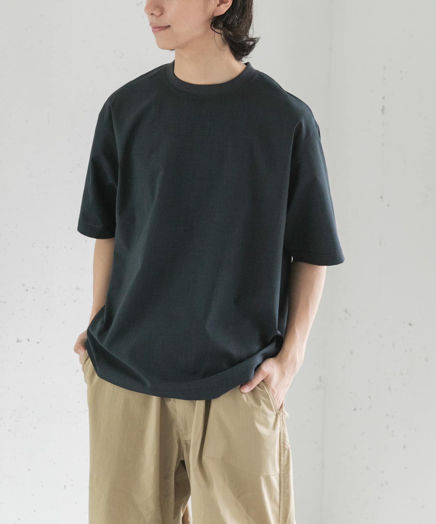 URBAN RESEARCH DOORS「FORK&SPOON　TEC LINEN T-SHIRTS」|Tシャツ・カットソー|