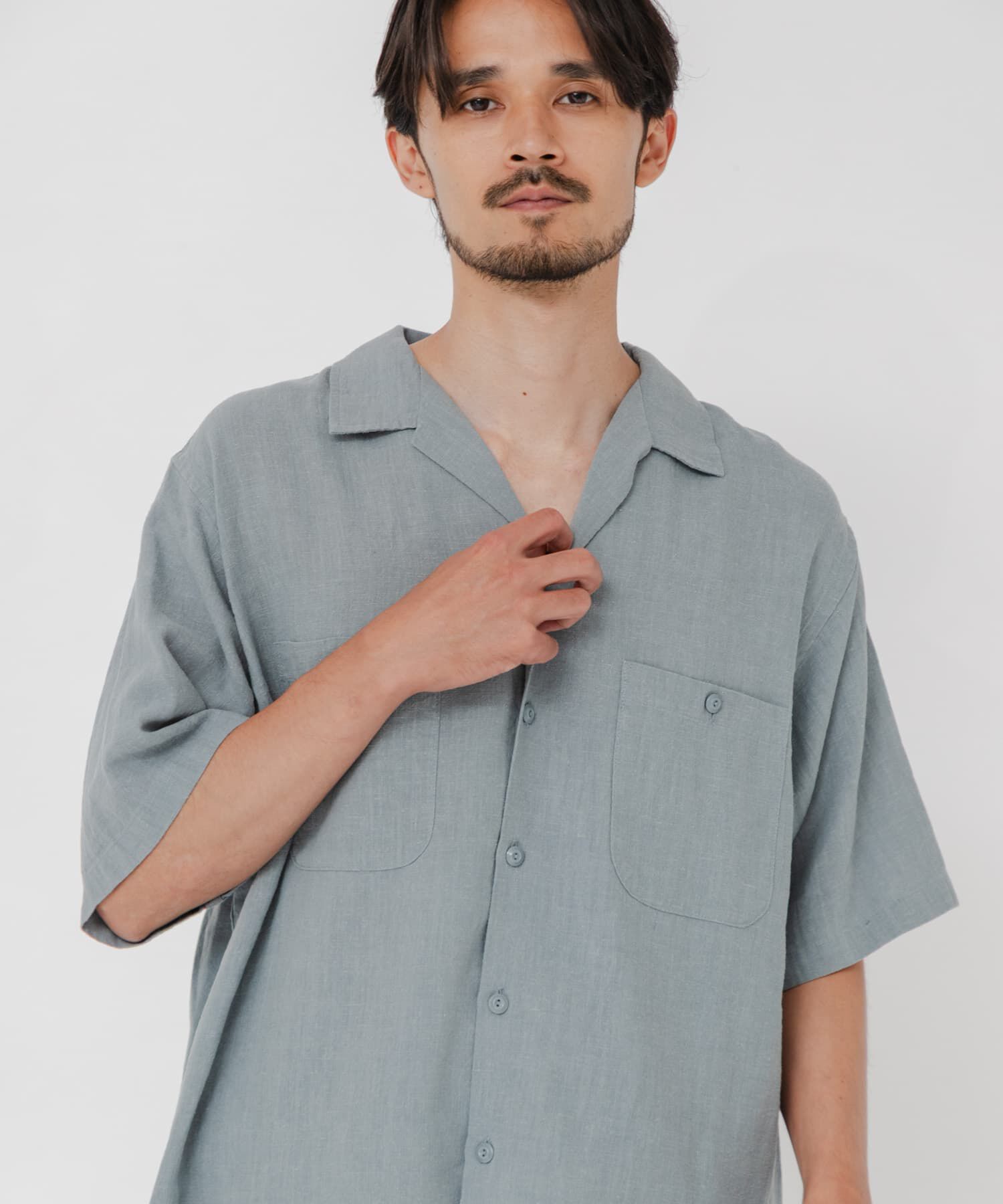 URBAN RESEARCH「SANDWASH LINEN OPEN SHIRTS」|シャツ・ブラウス|
