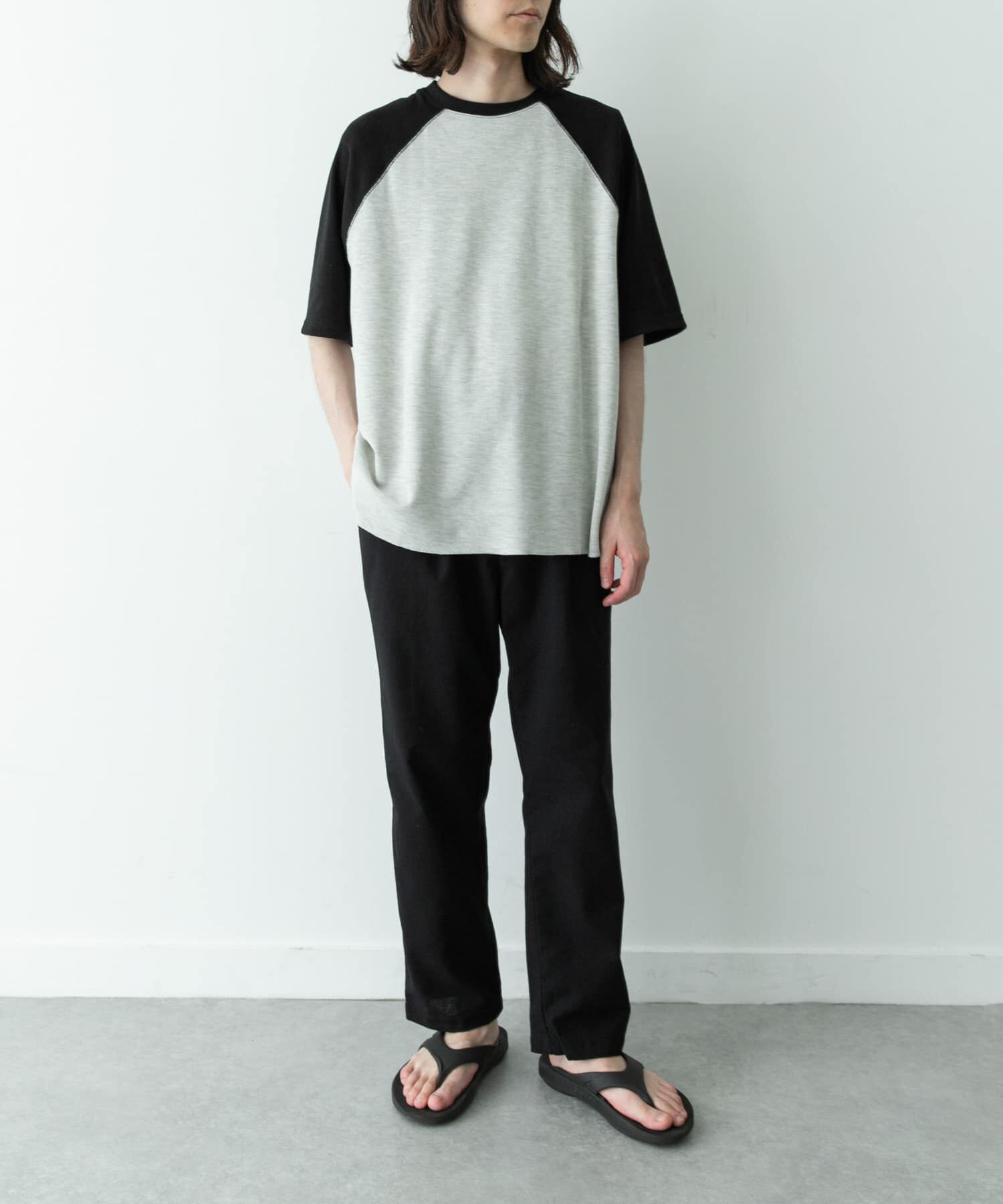 Sonny Label 「配色ワッフルラグランショートスリーブTシャツ」|Tシャツ・カットソー|