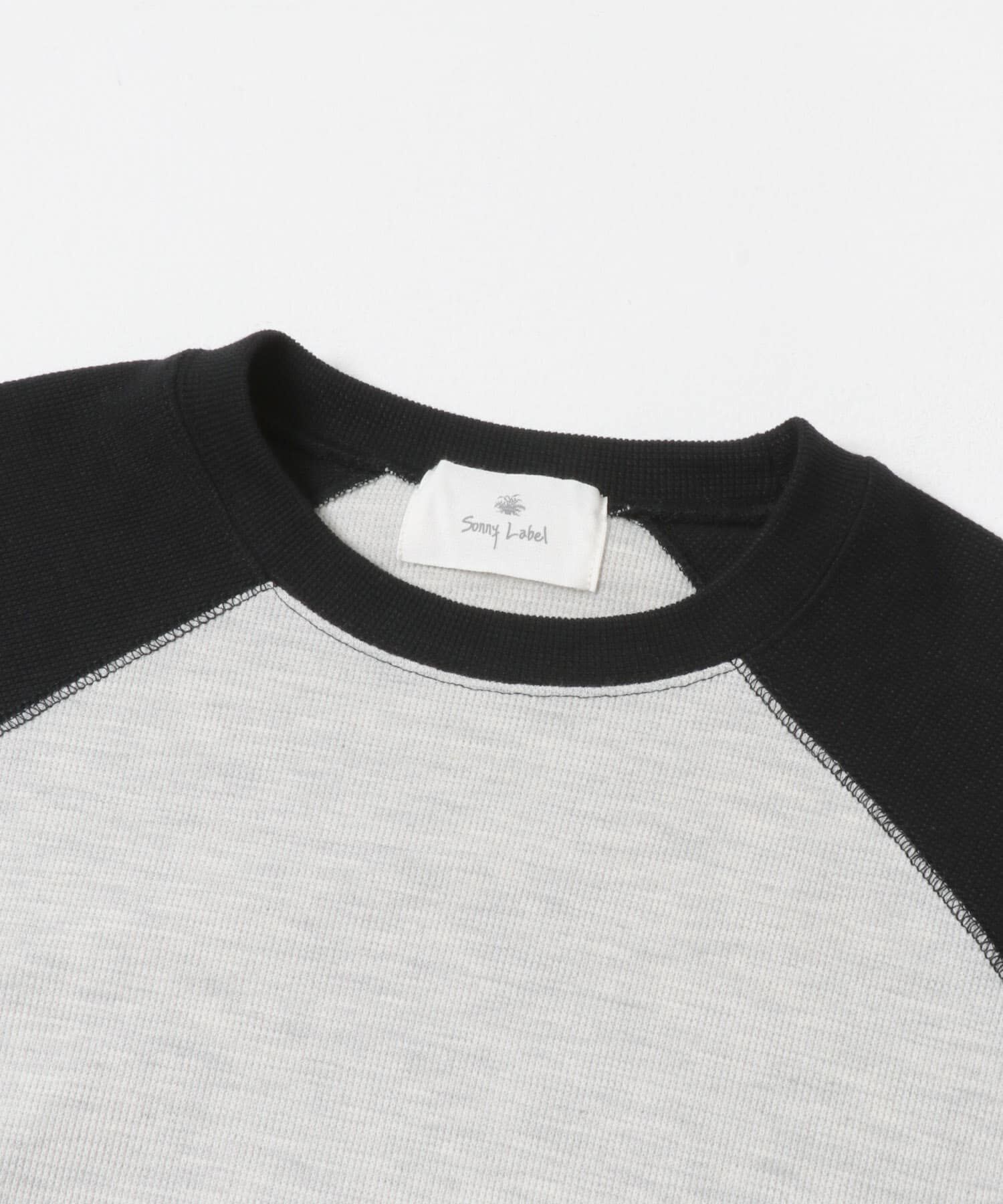 Sonny Label 「配色ワッフルラグランショートスリーブTシャツ」|Tシャツ・カットソー|