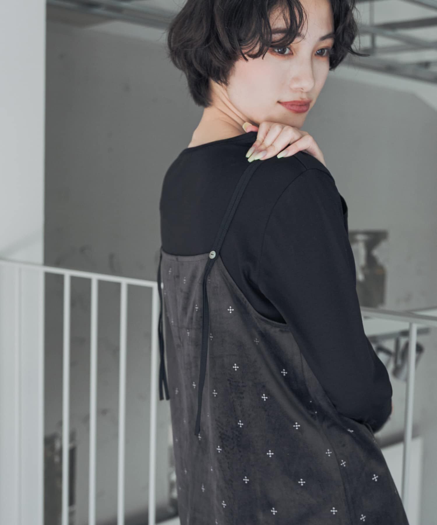 URBAN RESEARCH DOORS「『UR TECH』完声シルケットロングスリーブ Tシャツ」|Tシャツ・カットソー|
