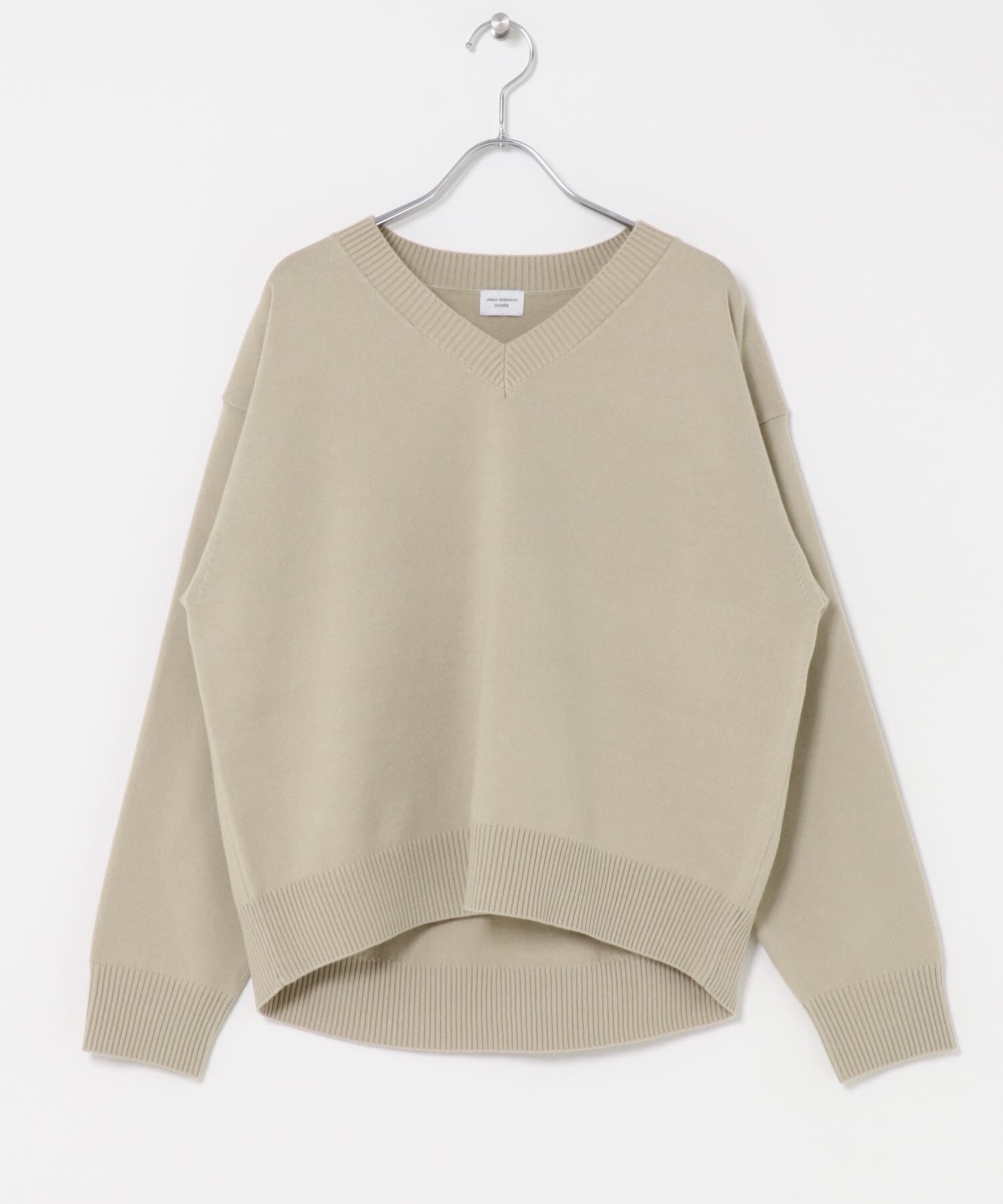 URBAN RESEARCH DOORS「『UR TECH 200日ニット』Vネックプルオーバー」|ニット・セーター|