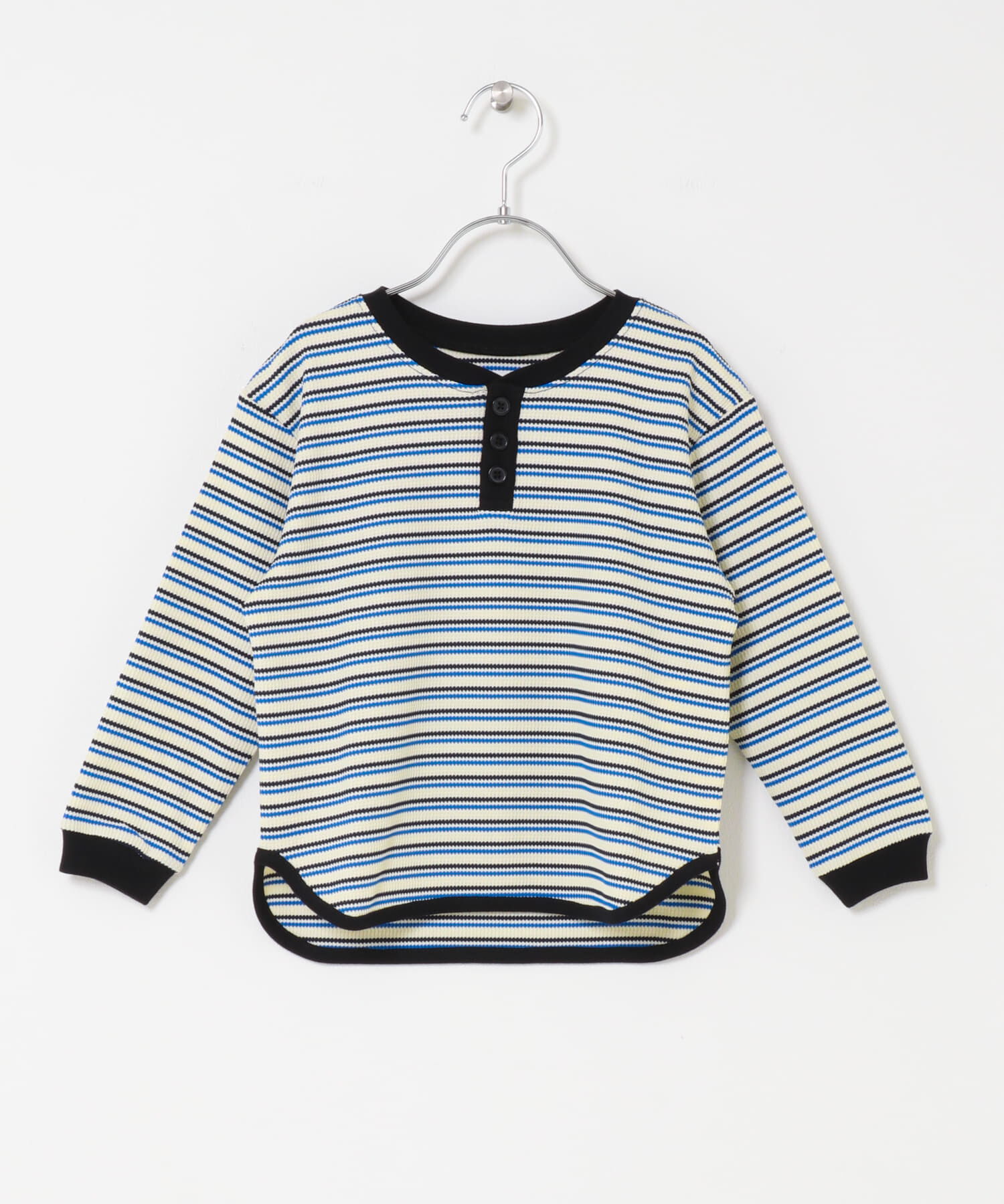 URBAN RESEARCH DOORS「『150サイズあり』ワッフルボーダーロングTシャツ(KIDS)」|その他|