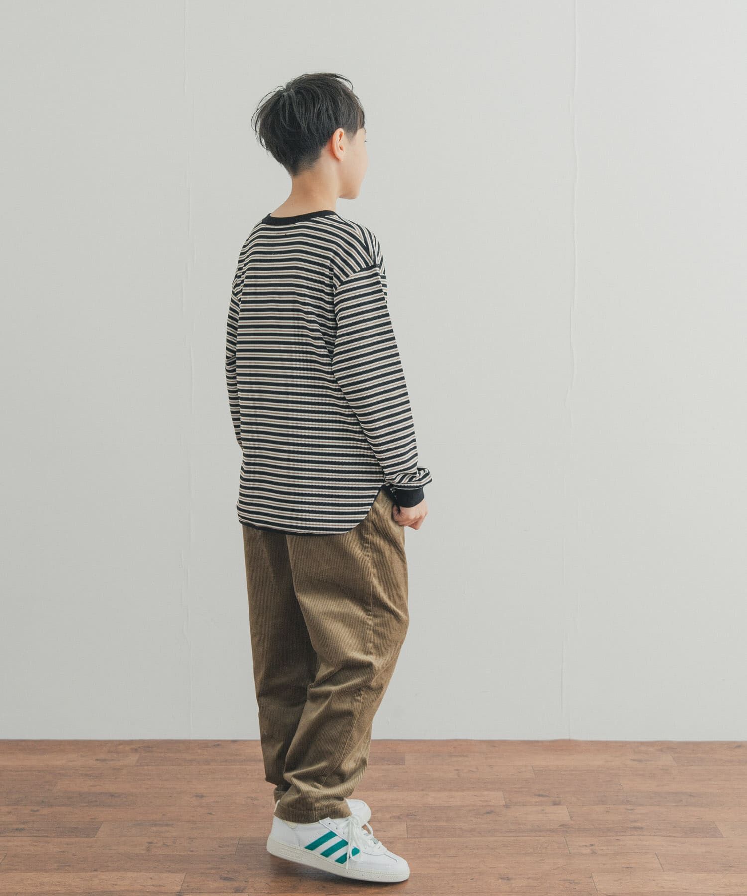 URBAN RESEARCH DOORS「『150サイズあり』ワッフルボーダーロングTシャツ(KIDS)」|その他|