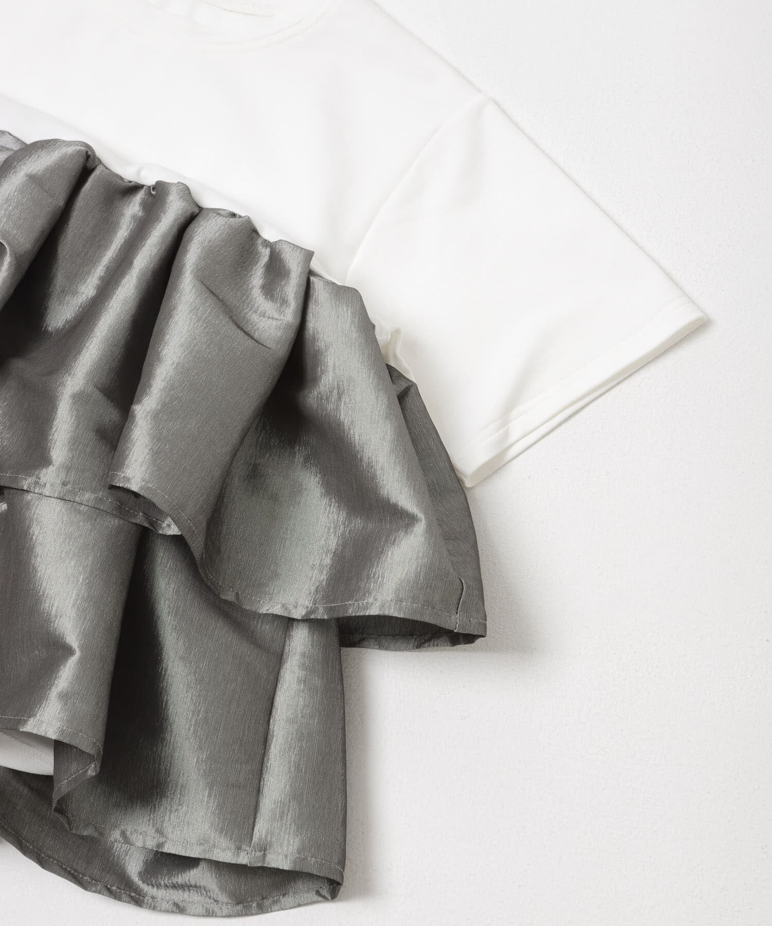 SENSE OF PLACE by URBAN RESEARCH「シャイニーフリルドッキングカットトップ」|Tシャツ・カットソー|