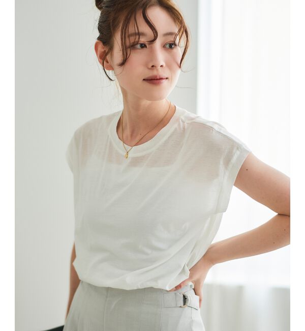  「シアーフレンチTEE」|Tシャツ・カットソー|
