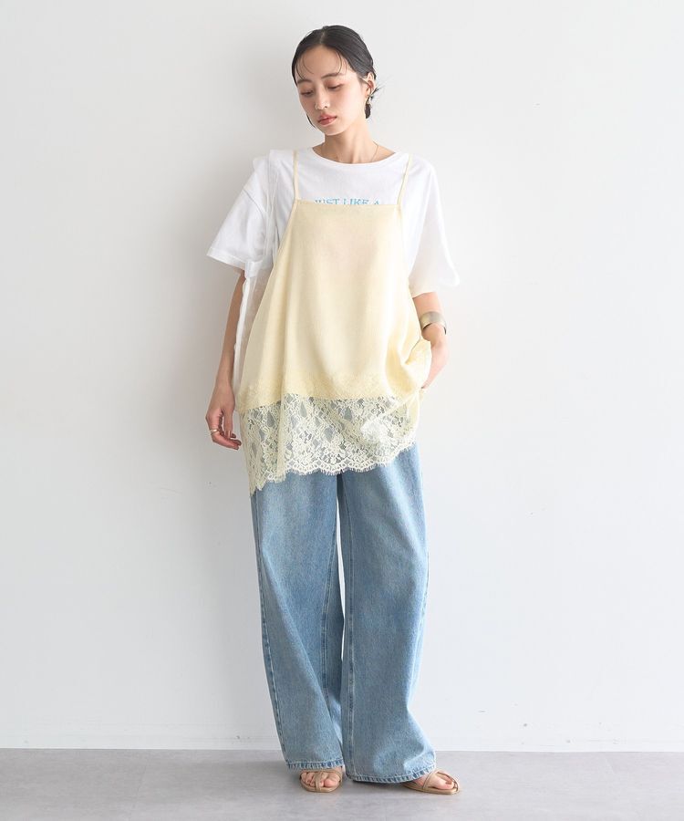 earth music&ecology「刺繍シアートートバッグ」|トートバッグ|