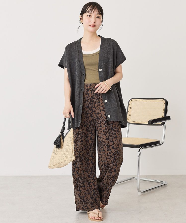 AMERICAN HOLIC「【WEB限定】フレンチスリーブVネックニットカーディガン」|カーディガン|