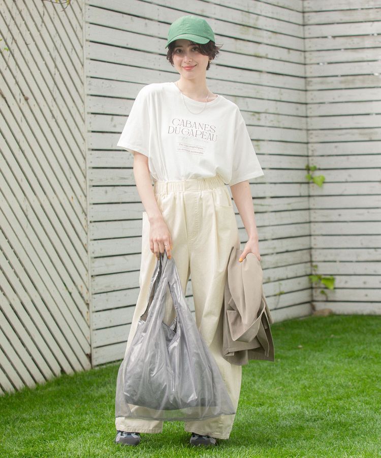 Green Parks「【適ON】多段きれい目ロゴTシャツ」|Tシャツ・カットソー|